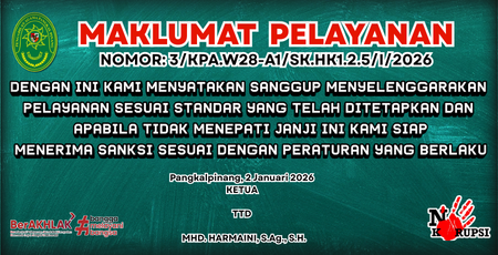 Maklumat Pelayanan 2026 2 januari