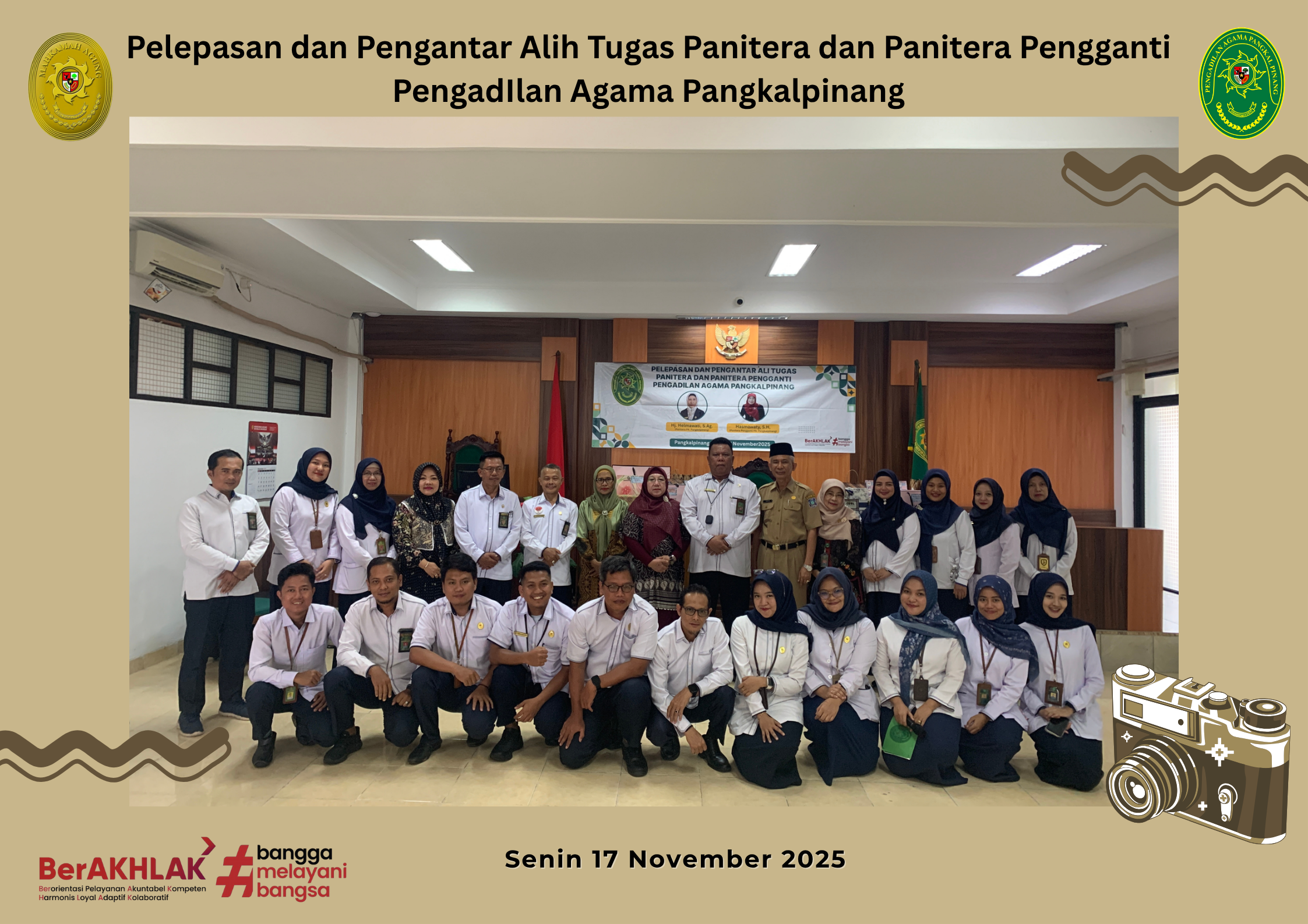 pelepasan panitera poto bersama
