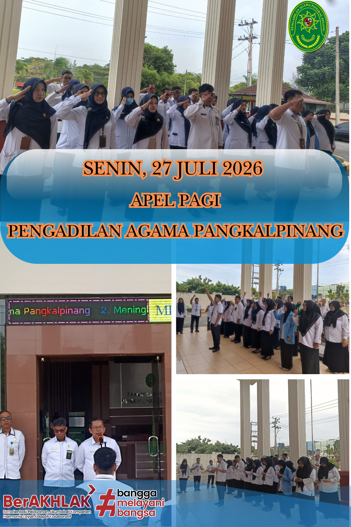 apel pagi 27 jui 2026